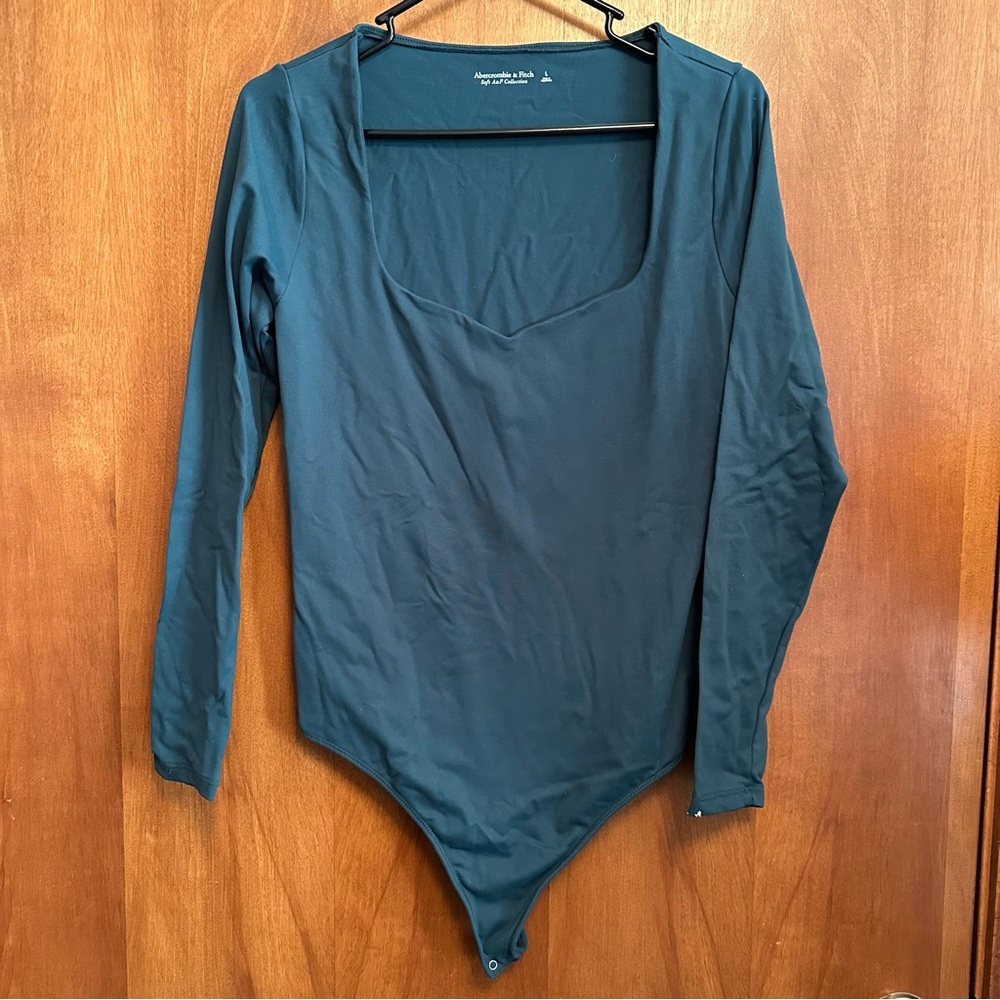 Abercrombie & Fitch Soft Collection Body‎ Suit Teal Green Large